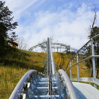 The Wild Stallion Mountain Coaster at Skyland Ranch in Sevierville